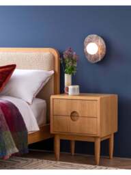 Heal's Element Marble Wall Light Ip44 in Grey, Organic, Size 24x20x14 - thumbnail 3