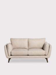Barker and Stonehouse Malmo Neutral Fabric 2 Seater Sofa in White - thumbnail 2