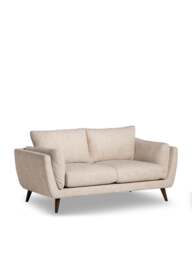 Barker and Stonehouse Malmo Neutral Fabric 2 Seater Sofa in White
