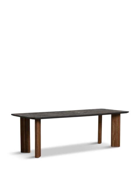 Barker and Stonehouse Trinidad Reclaimed Teak Wood Rectangular Dining Table, in Brown - image 1