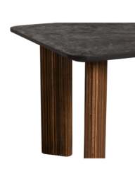 Barker and Stonehouse Trinidad Reclaimed Teak Wood Rectangular Dining Table, in Brown - thumbnail 4