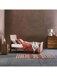 Barker and Stonehouse Charlie Reclaimed Wood 3 Drawer Bedside Table in Reclaimed Oakland Finish - thumbnail 2