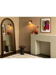 Heal's Genoa Arch Floor Mirror Finish 190 X 90Cm in Walnut - thumbnail 2