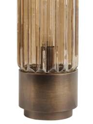 Libra Interiors Eleanor Glass Table Uplighter Large in brown - thumbnail 2