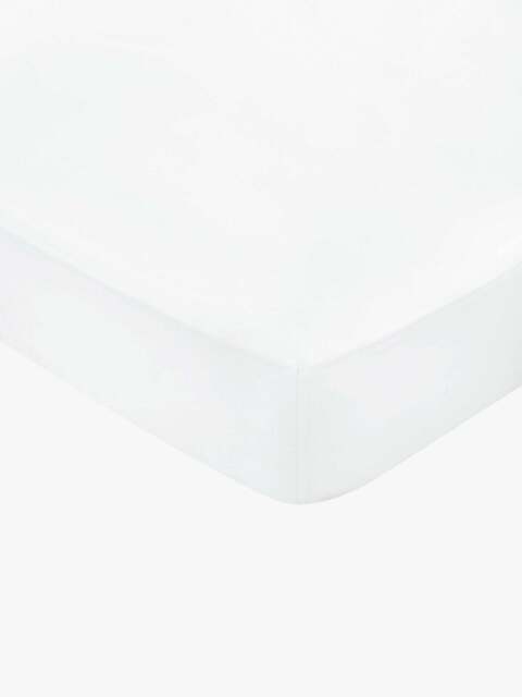 Bedeck of Belfast Fine Linens 1000 Thread Count Egyptian Fitted Sheet in White, Cotton, Size XL