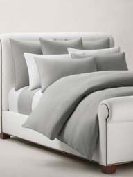 Ralph Lauren Home Polo Player Pillowcase in Grey - Andover, Size Square - thumbnail 2
