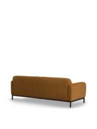 Barker and Stonehouse Connie Fabric 3 Seater Sofa in Yellow - thumbnail 4