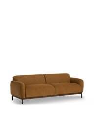 Barker and Stonehouse Connie Fabric 3 Seater Sofa in Yellow
