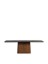 Barker and Stonehouse Trinidad Pedestal Dining Table in Brown - thumbnail 2