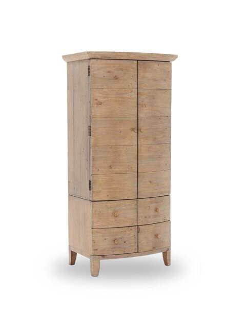 Barker and Stonehouse Lewes Small Wardrobe in Brown - image 1