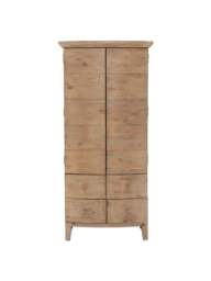 Barker and Stonehouse Lewes Small Wardrobe in Brown - thumbnail 2