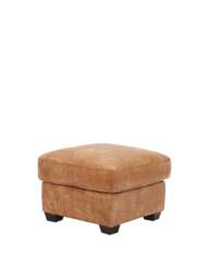 Barker and Stonehouse New Houston Footstool in Hewlett Ranch, Leather - thumbnail 3