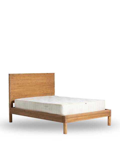 Barker and Stonehouse Tamia Reclaimed Oak Super King Bed Frame in Brown - image 1