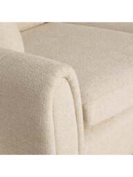 Barker and Stonehouse Damaris Fabric Modular 1 Seat Sofa Unit With Right A in Neutral - thumbnail 3