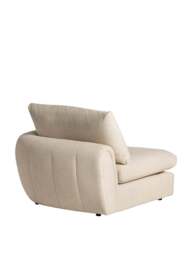 Barker and Stonehouse Damaris Fabric Modular 1 Seat Sofa Unit With Right A in Neutral - thumbnail 5