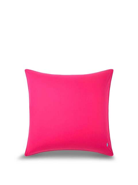 Ralph Lauren Home Polo Player Pillowcase Collection Pink in Pink - Pinksky, Cotton, Size Square - image 1