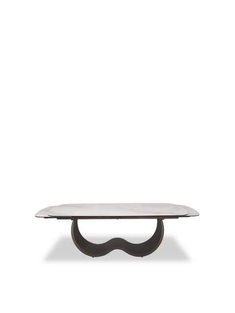 Barker and Stonehouse Corvus Extending Ceramic Dining Table Seats 8–12 in Grey - image 1