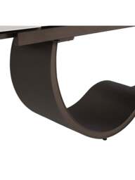 Barker and Stonehouse Corvus Extending Ceramic Dining Table Seats 8–12 in Grey - thumbnail 4