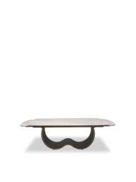 Barker and Stonehouse Corvus Extending Ceramic Dining Table Seats 8–12 in Grey - thumbnail 1