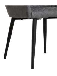 Barker and Stonehouse Zuberi Natural Mango Wood 6 Drawer Chest Of Drawers in Grey, Faux Leather - thumbnail 4