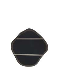 Libra Interiors Organic Metal Framed Mirror Oak Wood Finish Medium in Brown, Size 80x78x6 - thumbnail 3