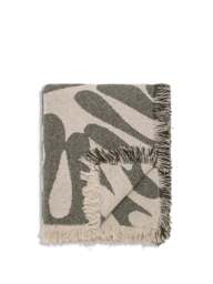 Bloomingville Alk Throw L160Xw130Cm in Green - thumbnail 1