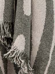 Bloomingville Alk Throw L160Xw130Cm in Green - thumbnail 3