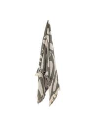 Bloomingville Alk Throw L160Xw130Cm in Green - thumbnail 2