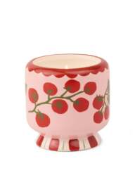 Designworks Inc A Dopo Tomato Vine Ceramic Candle in Pink, Size 226g - thumbnail 1