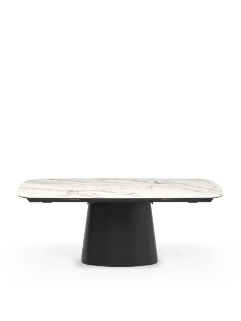 Heal's Lucca Calacatta Ceramic Extendable Dining Table 200–300Cm in White, Size L200 - 300 - image 1