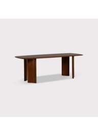 Barker and Stonehouse Zerina Walnut Dining Table in Brown - thumbnail 2