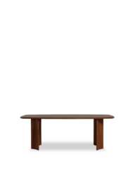 Barker and Stonehouse Zerina Walnut Dining Table in Brown - thumbnail 1