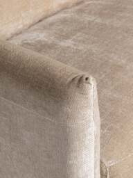 Barker and Stonehouse Mallory Fabric 2.5 Seater Sofa in Neutral - thumbnail 4