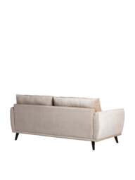 Barker and Stonehouse Mallory Fabric 2.5 Seater Sofa in Neutral - thumbnail 3