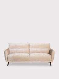 Barker and Stonehouse Mallory Fabric 2.5 Seater Sofa in Neutral - thumbnail 2