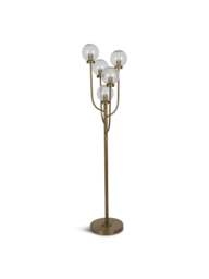 Libra Interiors Wellesley Five Globe Floor Lamp in Bronze, Size 137x35x35 - thumbnail 1