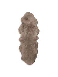 Hanlin Sheepskin Rug in Taupe, Size 180cm