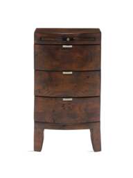 Barker and Stonehouse Navajos Reclaimed Wood 3 Drawer Bedside Table in Reclaimed Wood/Chestnut Finish - thumbnail 1