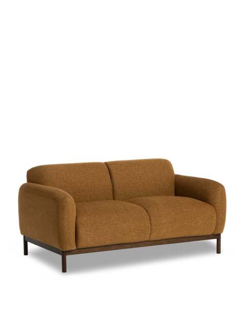 Barker and Stonehouse Connie Fabric Snuggle Chair in Yellow - image 1