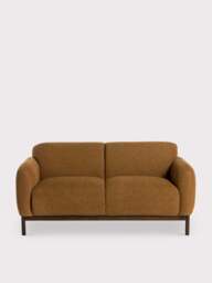 Barker and Stonehouse Connie Fabric Snuggle Chair in Yellow - thumbnail 2