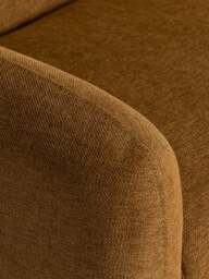 Barker and Stonehouse Connie Fabric Snuggle Chair in Yellow - thumbnail 4