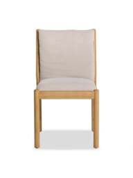 Barker and Stonehouse Mirna Light Fabric Dining Chair in Grey - thumbnail 2