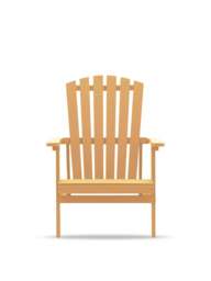 Gallery Siena Wooden Lounge Chair Pastry - thumbnail 1