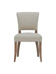 Barker and Stonehouse Otto Dining Chair in Neutral, Linen - thumbnail 3
