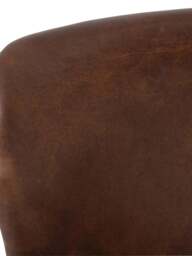 Barker and Stonehouse Cavendish Armchair, Vintage Cigar in Brown Leather - thumbnail 4