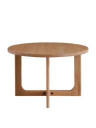 Barker and Stonehouse Olav Wood Round Dining Table in Neutral, Size 120cm - thumbnail 2