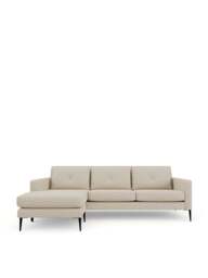 Heal's Brunel Tessuta Large Corner Chaise Sofa in Oatmeal