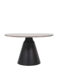 Libra Interiors Clifton Ii Charcoal Black And Dark Travertine Coffee Table in Grey, Size 299x60x60 - thumbnail 4