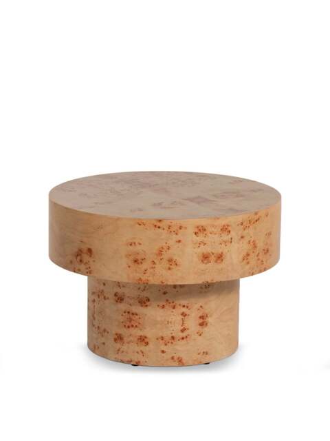 Barker and Stonehouse Castile Burl Veneer Side Table in Neutral - image 1
