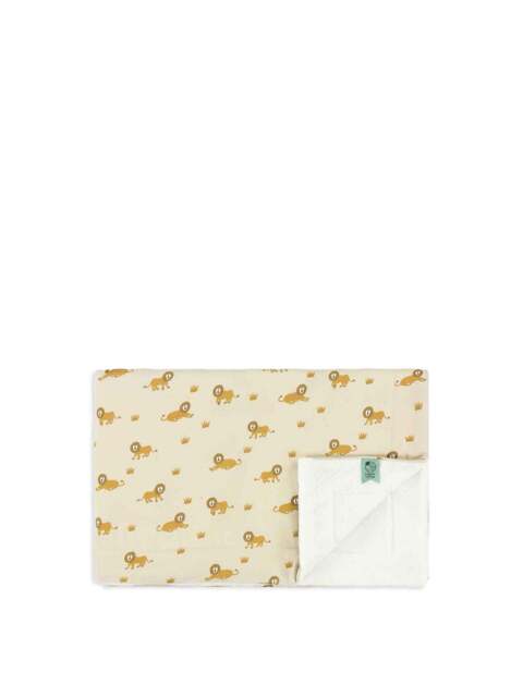Trixie Fleece Blanket in Lively Lion, Cotton